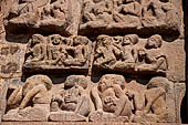 The great Chola temples of Tamil Nadu - The Brihadisvara temple of Gangaikondacholapuram. Sculptures of the vimana (South). 